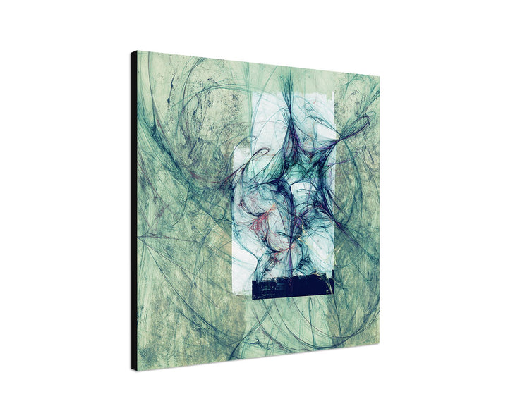 Paul Sinus Art Sinne Netz Netzwerk Abstrakte Kunst auf Leinwand Abstrakt163- dekorativer Einteiler W
