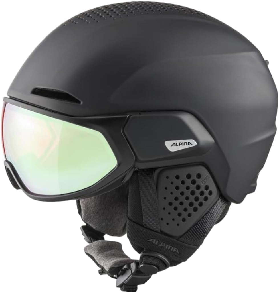 ALPINA Unisex - Erwachsene, ALTO QV Skihelm black matt 51-55 cm, black matt 51-55 cm
