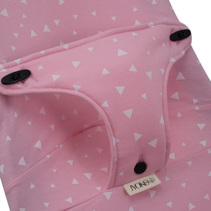 JYOKO KIDS Bezug kompatibel mit Babybjorn Bliss, Balance, Soft (Pink Sparkles, Baumwolle), Pink Spar