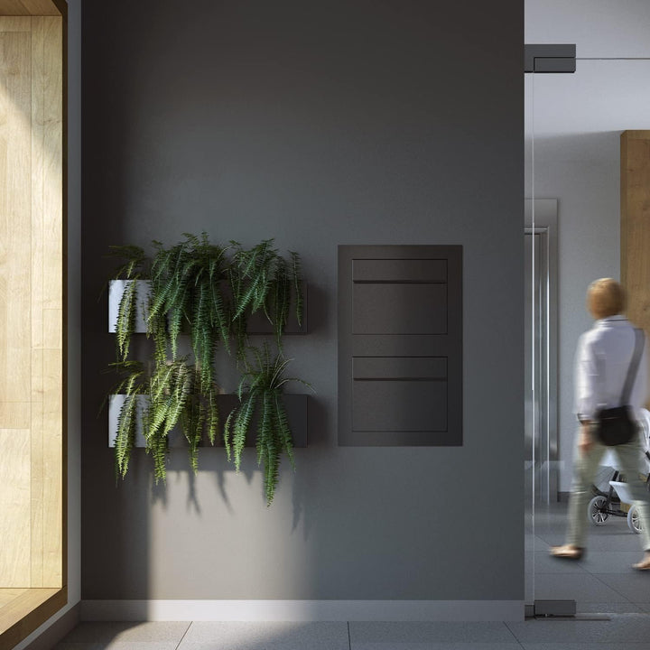 Unterputz Briefkasten - Einbaubriefkasten Sora for Two in Rost
