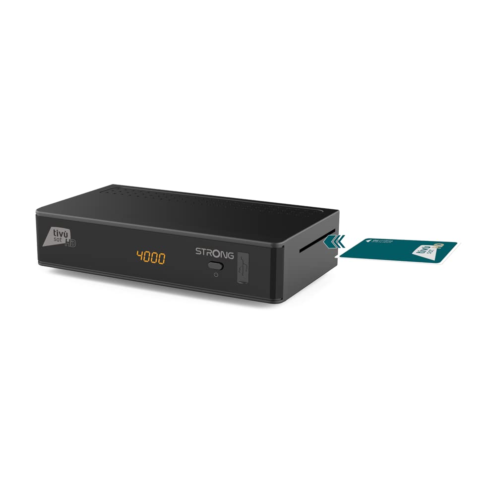 Strong STRONG SRT 7807 DECODER S2 TVSAT NERO Satellite + Tivusat Card, Satellite + Tivusat Card