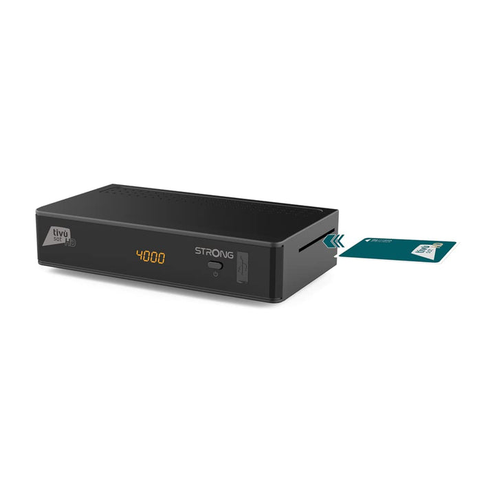 Strong STRONG SRT 7807 DECODER S2 TVSAT NERO Satellite + Tivusat Card, Satellite + Tivusat Card