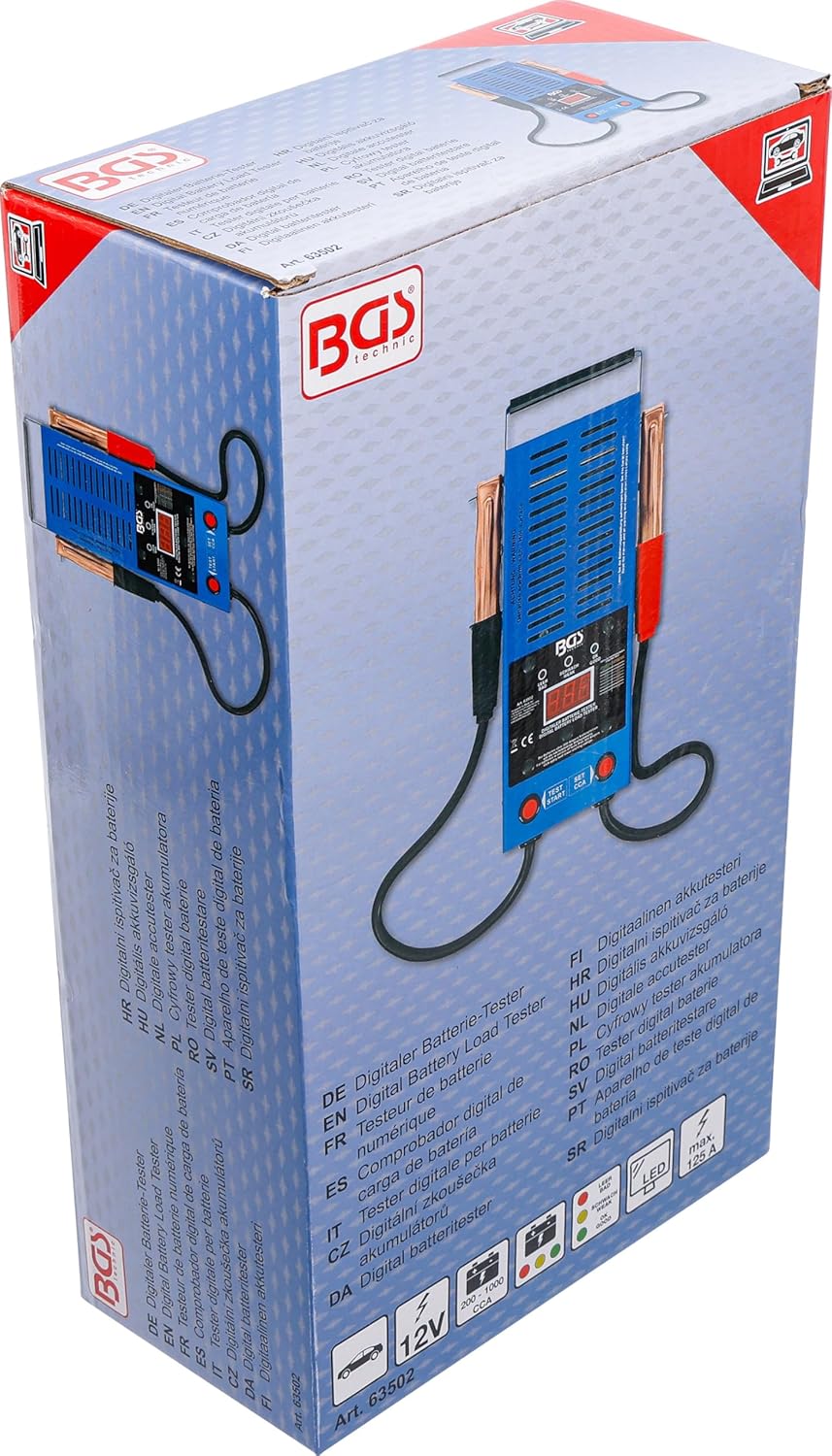 BGS 63502 | Digitaler Batterie-Tester | Batterie-Prüfer Variante 1, Variante 1