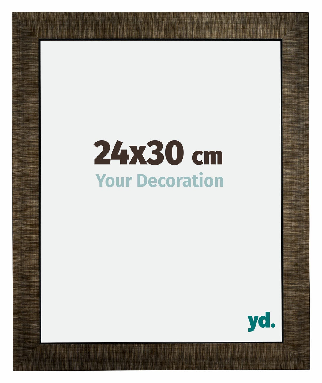 yd. Your Decoration - Bilderrahmen 24x30 cm - Bilderrahmen aus Holz mit Acrylglas - Antireflex - Aus