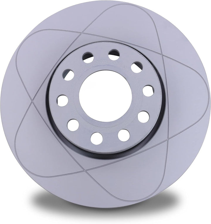 ATE Bremsenset Vorderachse inkl. Power Disc Bremsscheiben Vorne Ø 288 mm Belüftet und Ceramic Bremsb