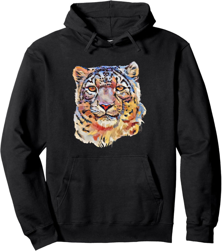 Leopard Motiv Raubkatzen Katzen Afrika Tiere Leoparden Pullover Hoodie