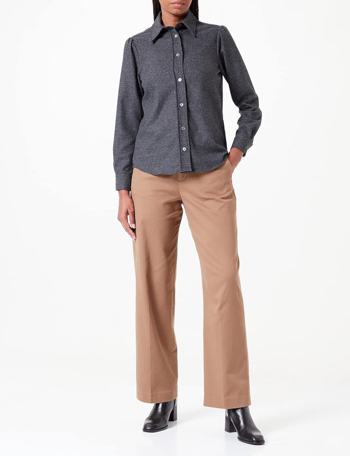 Seidensticker Damen Bluse 36 Grau, 36 Grau