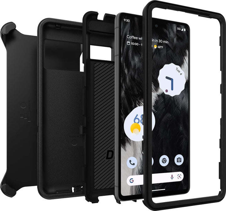 OtterBox Schutzhülle für Google Pixel 7 Defender Serie, robust, langlebig, mit Port-Schutz, inklusiv