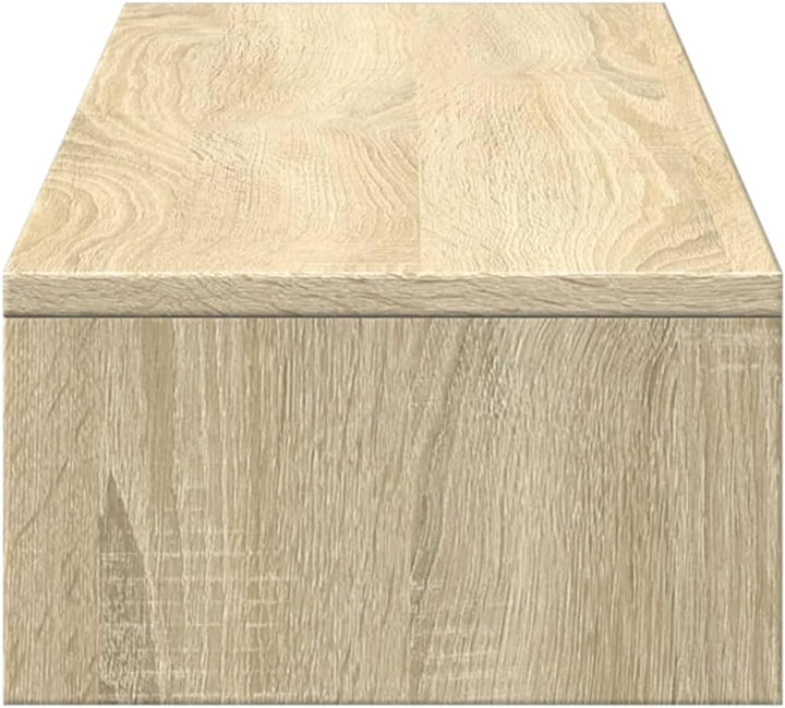 vidaXL Monitorständer mit Schubladen Sonoma-Eiche 100 x 27 x 15 cm Holzwerkstoff 100 x 27 x 15 cm So