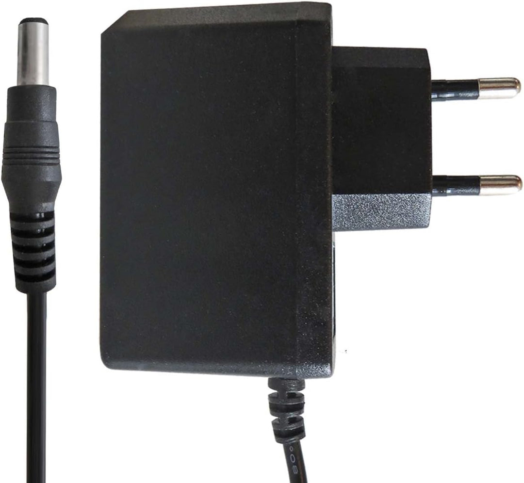 keepdrum 9V Netzteil AC-Adapter Steckernetzteil für Effektgeräte 600mA 5,5mm Stecker Hohlstecker Net