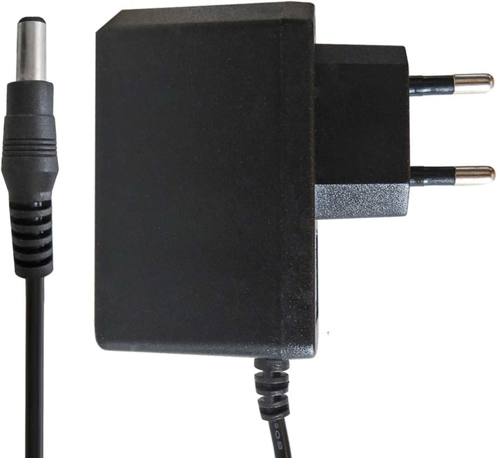 keepdrum 9V Netzteil AC-Adapter Steckernetzteil für Effektgeräte 600mA 5,5mm Stecker Hohlstecker Net