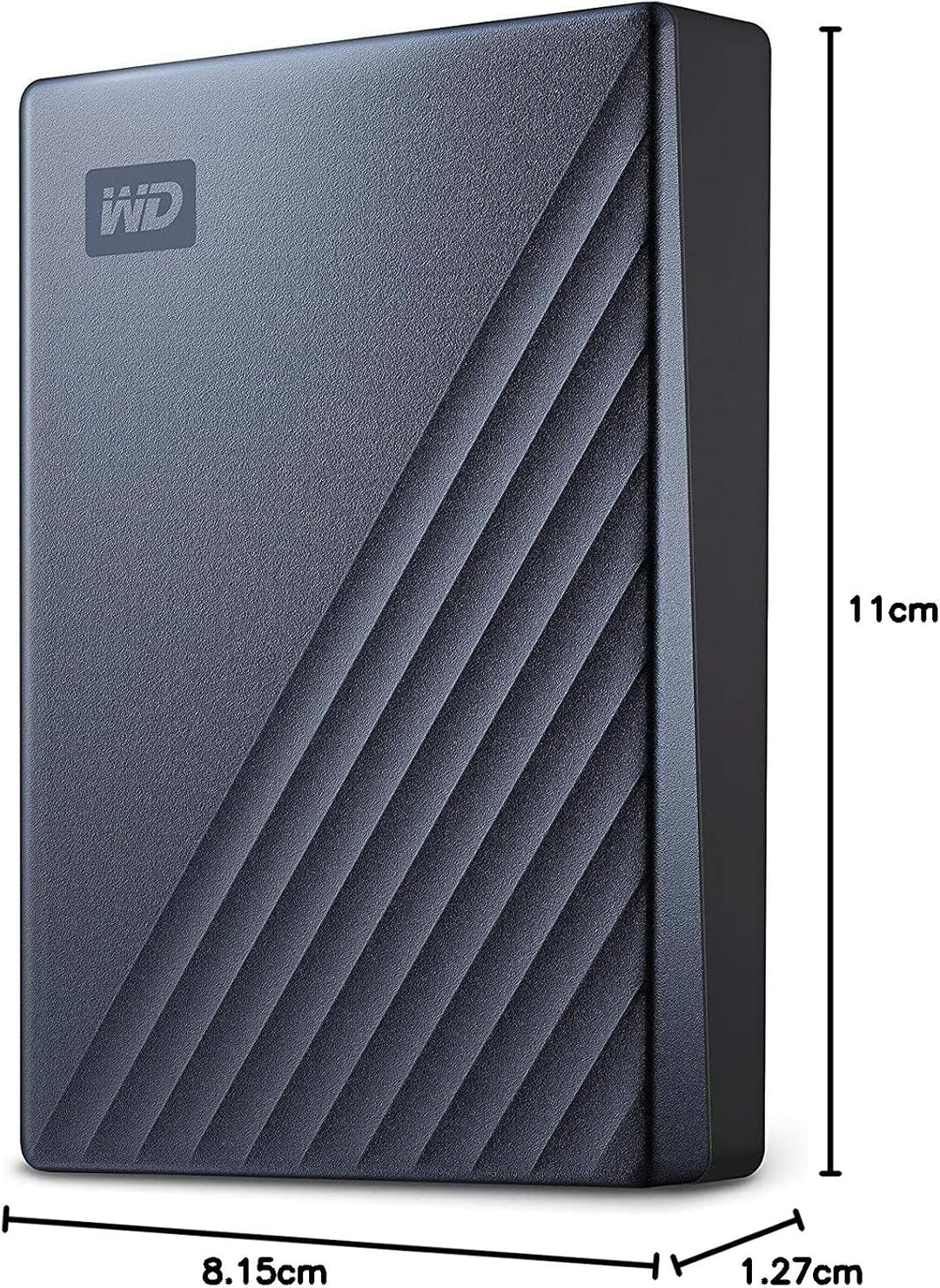 WD My Passport Ultra externe Festplatte 2 TB (mobiler Speicher, Metallgehäuse, herunterladbare Softw