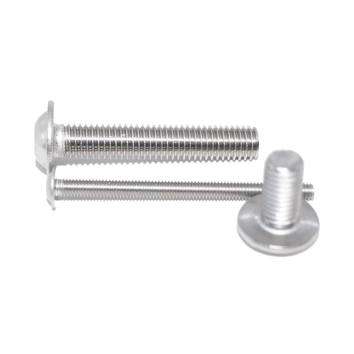 Flachrundkopfschrauben mit Innensechskant mit Flansch M8X60 25 Stück ISO 7380-2 A2 Edelstahl rostfre
