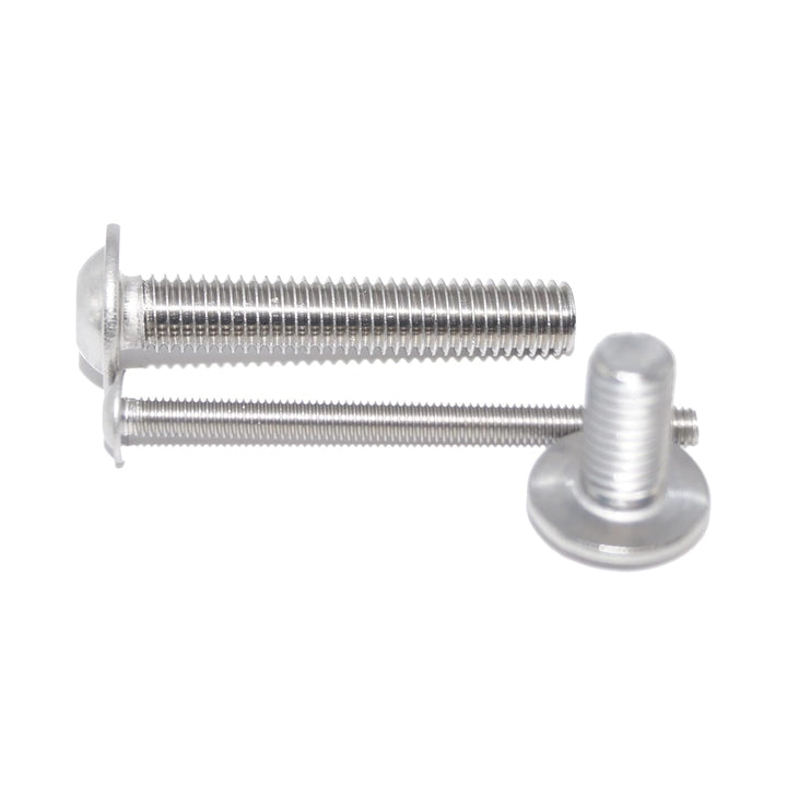 Flachrundkopfschrauben mit Innensechskant mit Flansch M8X20 25 Stück ISO 7380-2 A2 Edelstahl rostfre