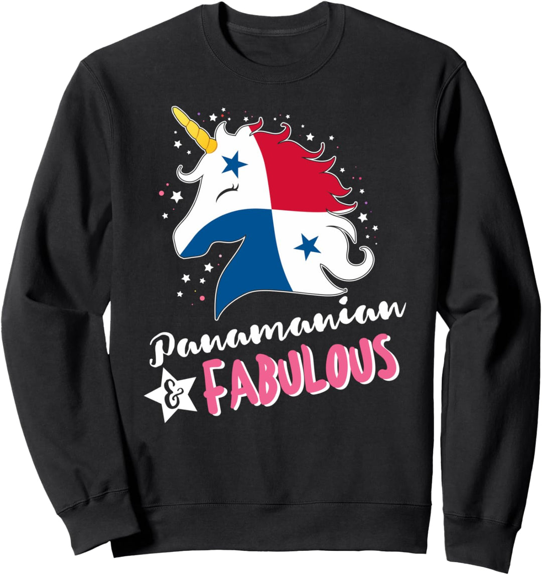 Panamaisches Einhorn Panama-Flagge Sweatshirt