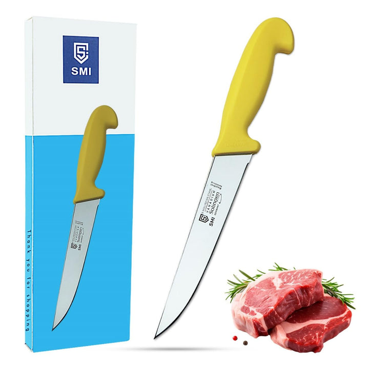SMI 7 Zoll Metzgermesser Solingen – Fleischmesser, Schlachtmesser, Stechmesser, Kochmesser – Premium