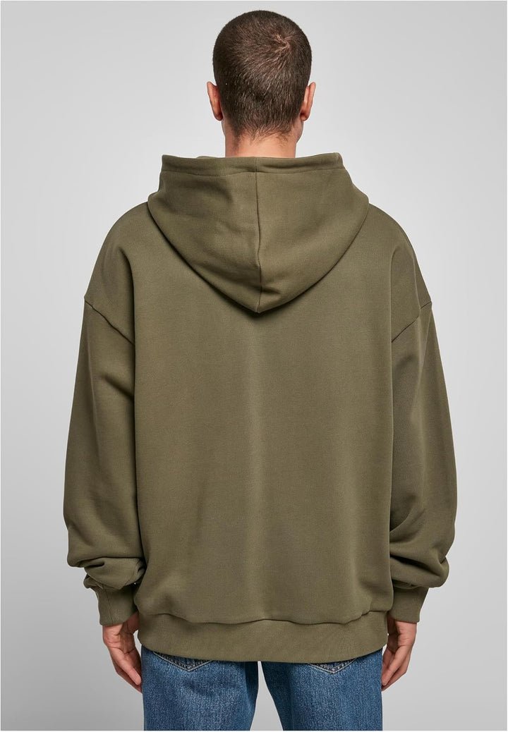 Build Your Brand Herren Ultra Heavy Hoody Kapuzenpullover S Olive, S Olive