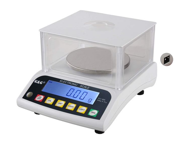 G&G PLC 100A-200A / 0.001-300g / 0,005g Feinwaage Präzisionswaage Tischwaage laborwaage Industriewaa