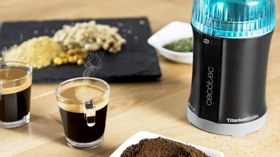 Cecotec TitanMill Elektrische Mühle 200 W Für Kaffeebohnen Gewürze Getreide Mühle Impulstaste Extra