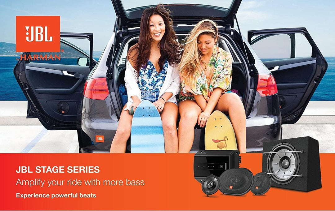 JBL Stage2 624 2-Wege Auto Lautsprecher Set von Harman Kardon - 240 Watt KFZ Autolautsprecher Boxen