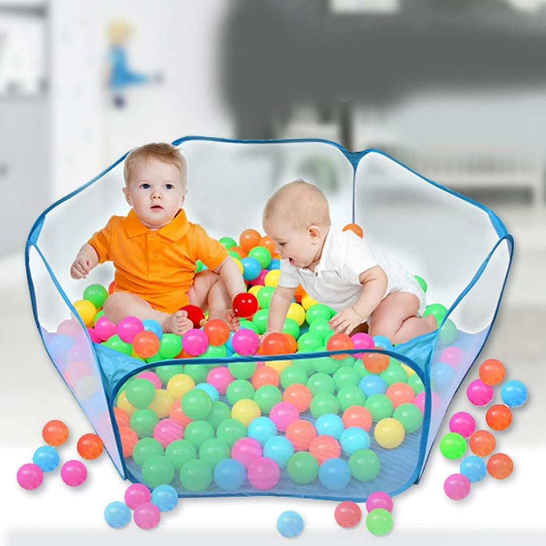 Ball Pit Pool Für Kinder Faltbares Spielzelt Mit 500 Ocean Bällen 120x120cm Leicht Aufbaubar Für Ind