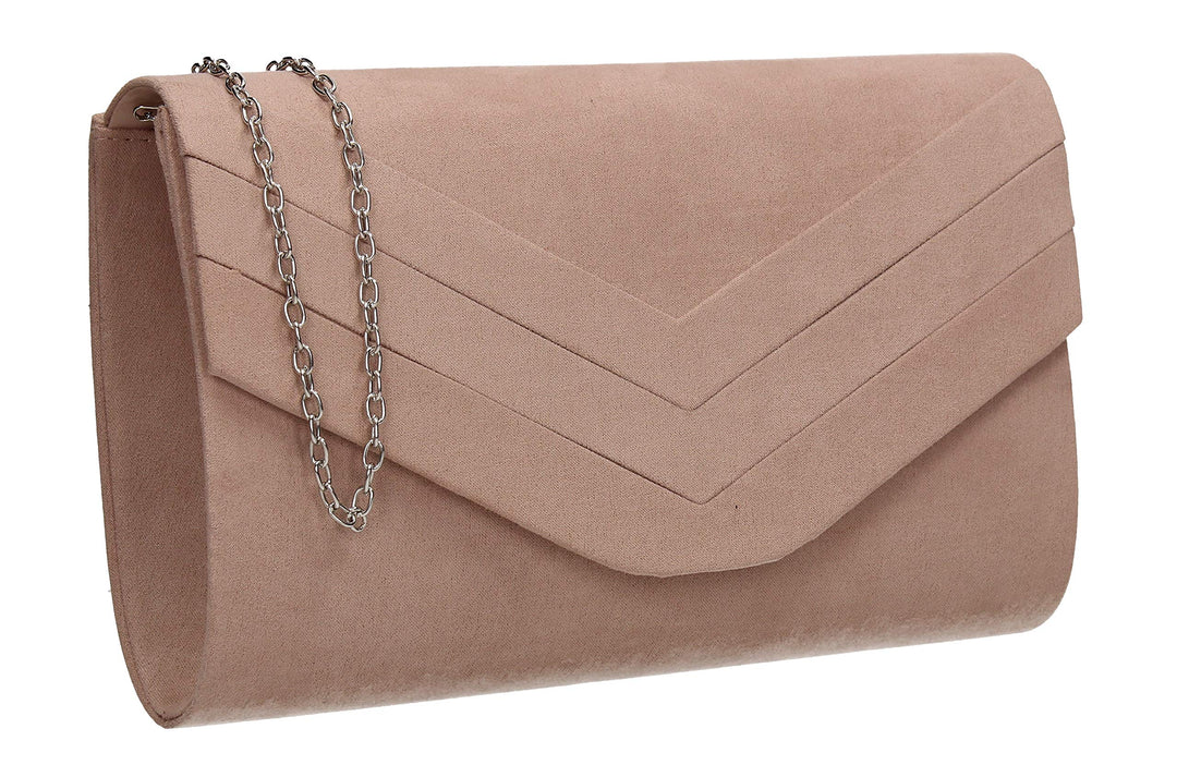 SwankySwans Damen Samantha Clutch Nude, Nude