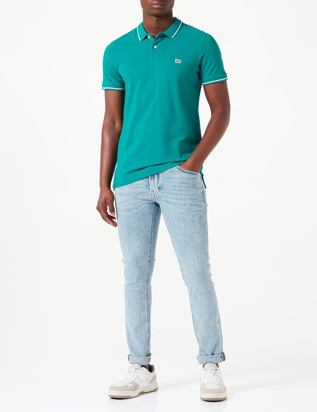 Lee Luke Herren Jeans Hose Denim Blau Slim Tapered Fit Männer Jeanshose Baumwolle Stretch W30 - W38