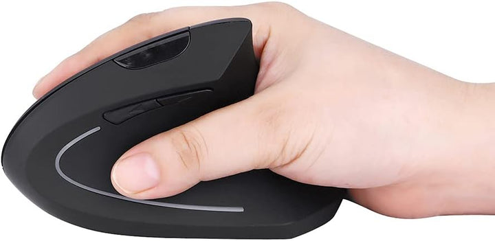 Fonicer 2,4 GHz Kabellose Vertikale Ergonomische Maus und Tastatur Combo Ultradünne tragbare Grösse