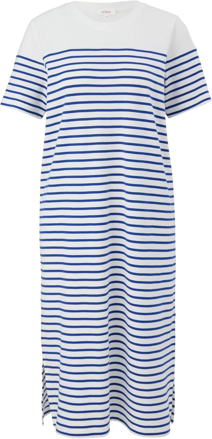 s.Oliver T-Shirtkleid aus Reiner Baumwolle 40 Blau, 40 Blau