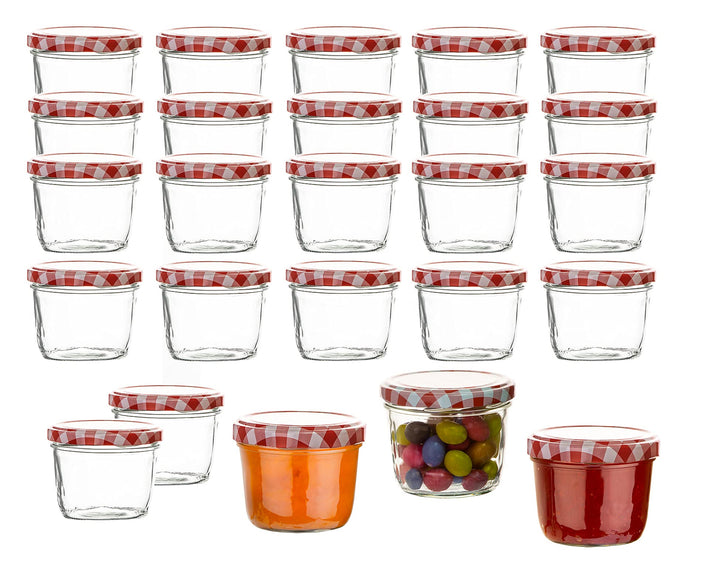 BigDean 24x Marmeladengläser 230ml Mini Einmachgläser TO 82