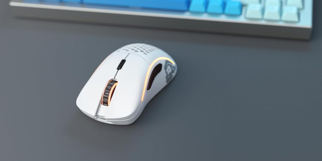 Glorious Gaming Model D Kabellose Gaming-Maus – superleichte 69g, verzögerungsfreie 2,4-GHz-Funkverb