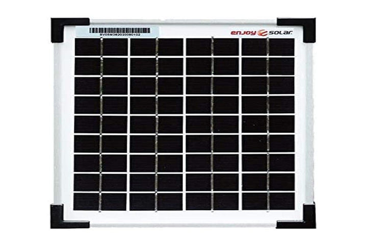enjoy solar® Monokristallines Solar panel deal für Wohnmobil, Gartenhäuse, Boot (Mono 50W) 50W, 12V,
