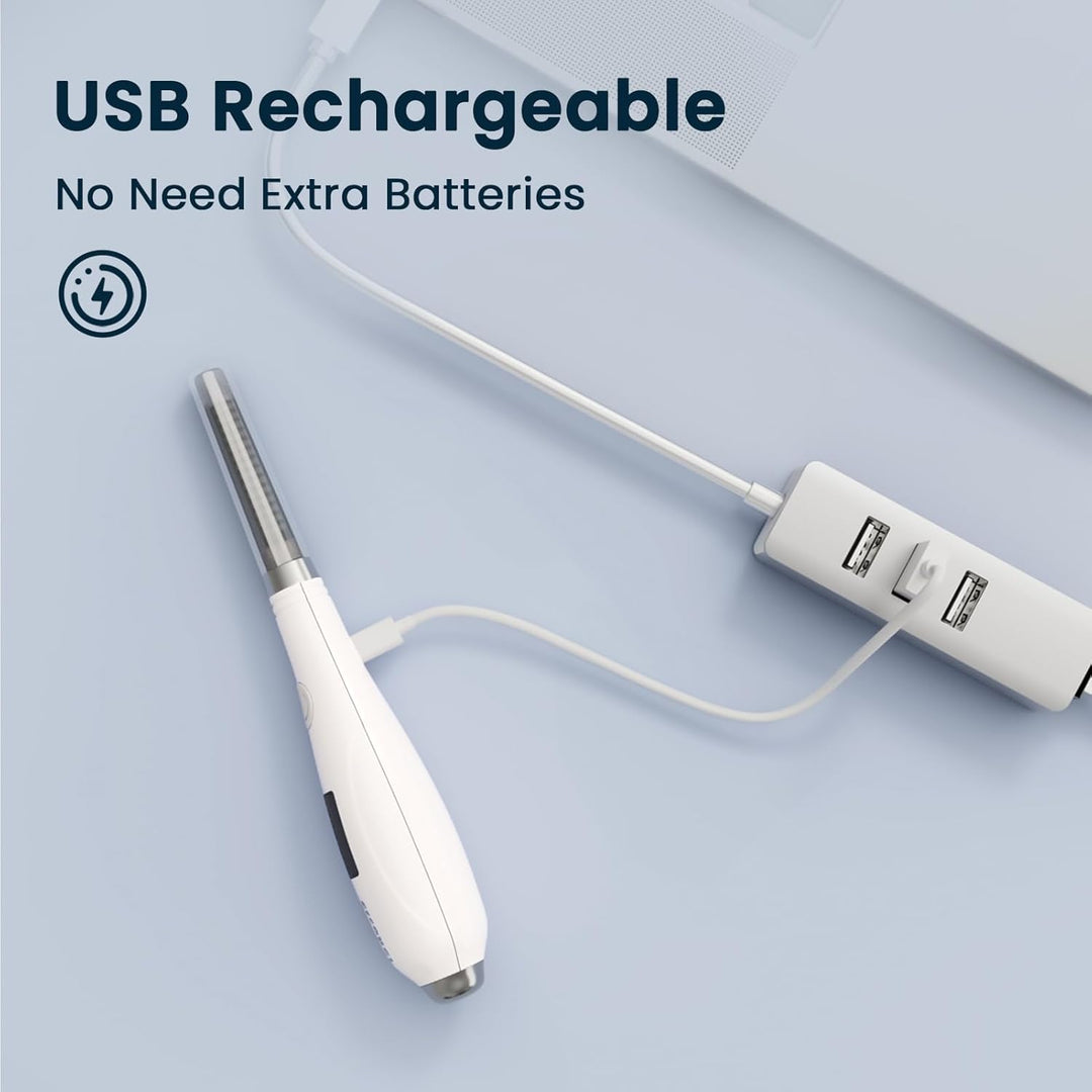 Etcokei USB-Gewinde-Brenner Zap Thread Zapper Werkzeug, wiederaufladbarer Wachsschnitzstift, Kordels