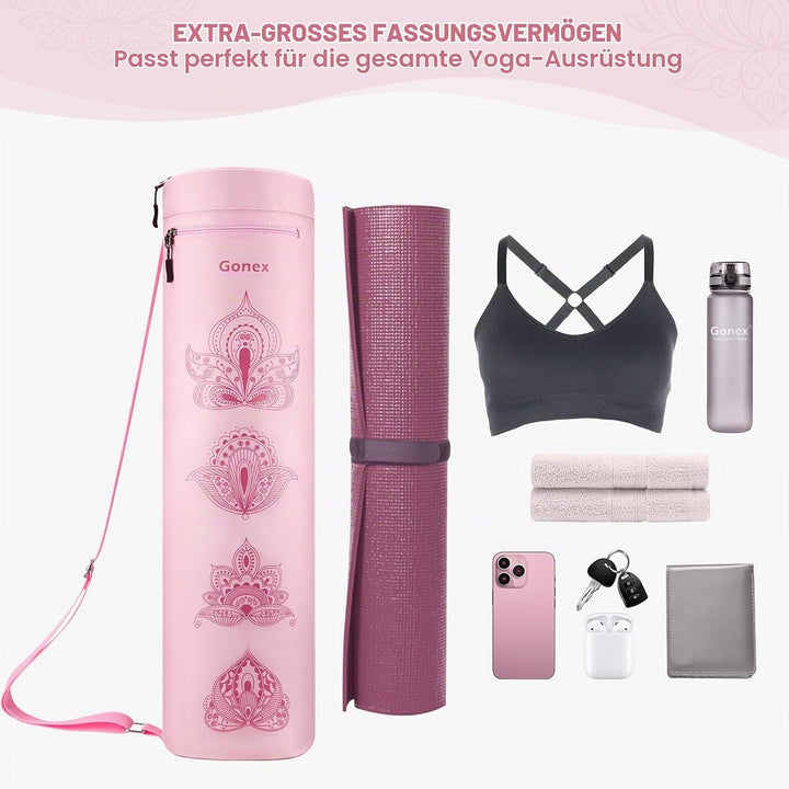 Gonex Yogatasche, Yogamatte Tasche Durchgehender Reissverschluss für Robuste wasserdichte Yogamatten