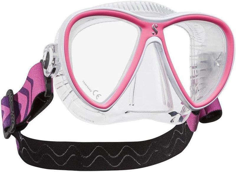 Scubapro Synergy Twin Trufit Scuba Diving Mask schwarz/silber (BLK/SILVER MIRROR), schwarz/silber (B