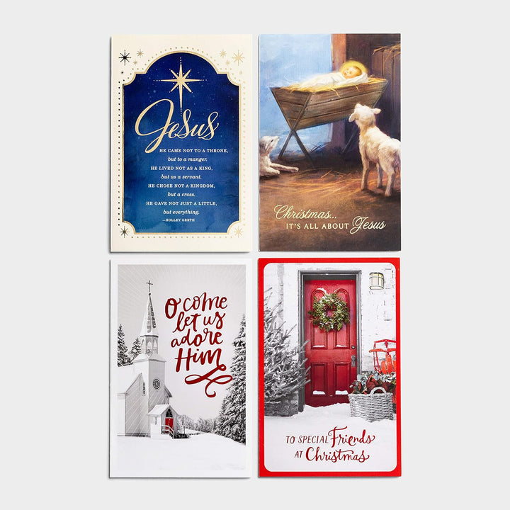 DaySpring - Christmas Classics - 60 Bulk Boxed Cards (J4793), Multi