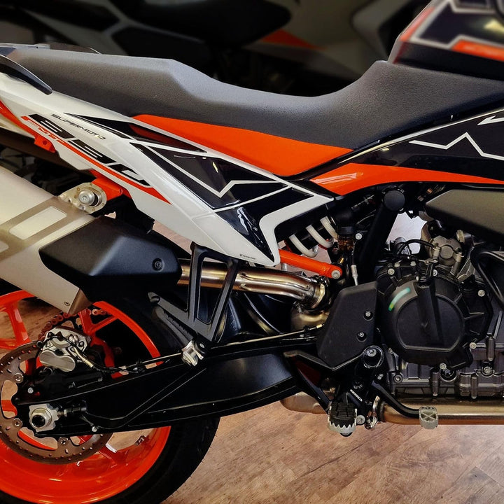 Resin Bike Aufkleber Motorrad Kompatibel Mit KTM 890 SMT 2023-2026. Seitenverkleidungen vor Stössen