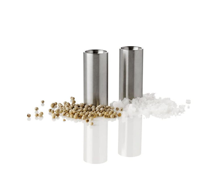 Stelton Salz & Pfefferstreuer aus Edelstahl, designed von Arne Jacobsen, desgn-familie: cylinda line