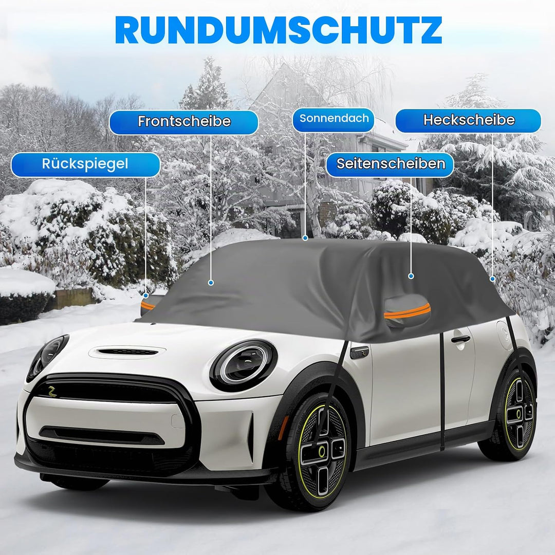 Autoabdeckung Wasserdicht Ersatz für Mini Cooper 3 Door 2000-2025, Sonnenfest Hälfte Autoabdeckung,