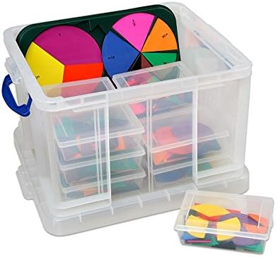 Betzold - Bruchrechen-Set in Aufbewahrungsbox - Mathematik Lehrmaterial Klasse NoColor, NoColor