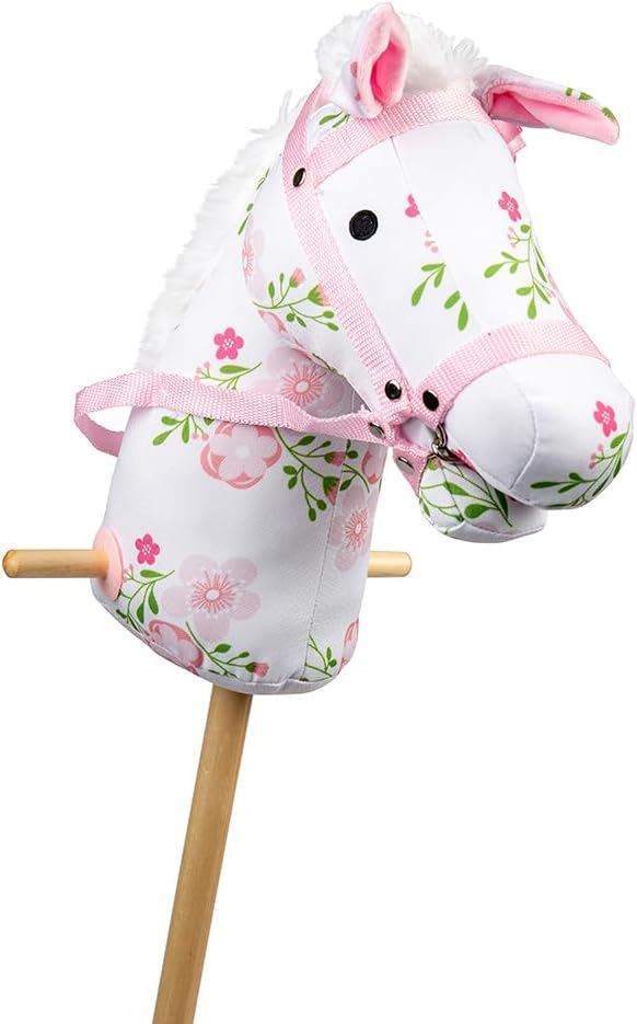 Bigjigs Toys Steckenpferd, geblümt