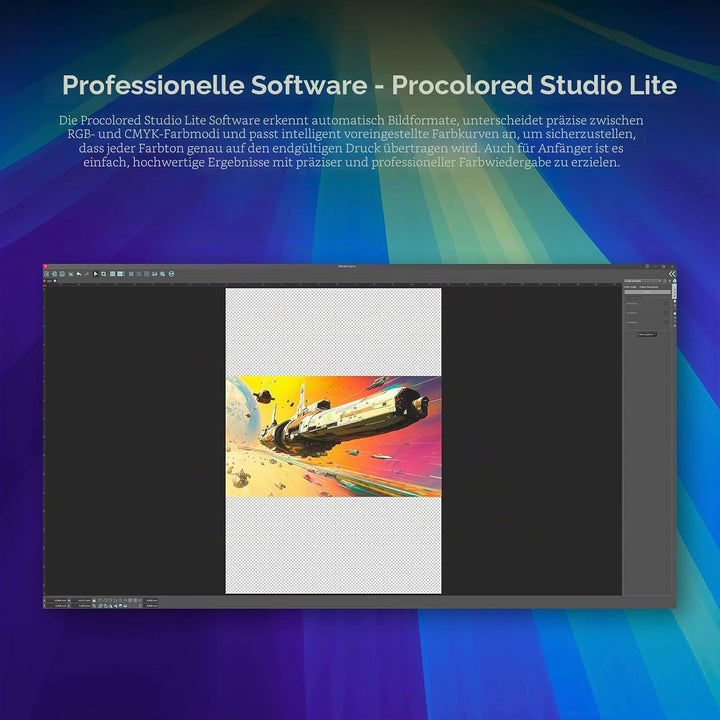 Procolored K13 Lite A3 DTF Drucker Bundle mit Ofen für T-Shirts und Kleidung, 33cm Textildruckmaschi