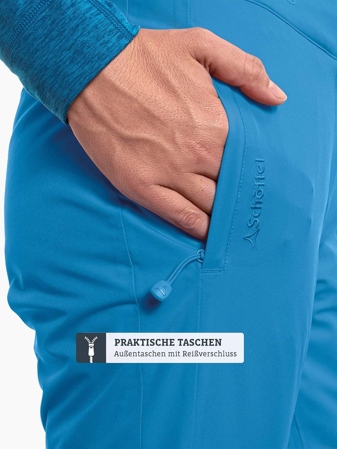 Schöffel Damen Ski Pants Pinzgau1, wind- und wasserdichte Schneehose mit 2-Wege-Stretch, atmungsakti