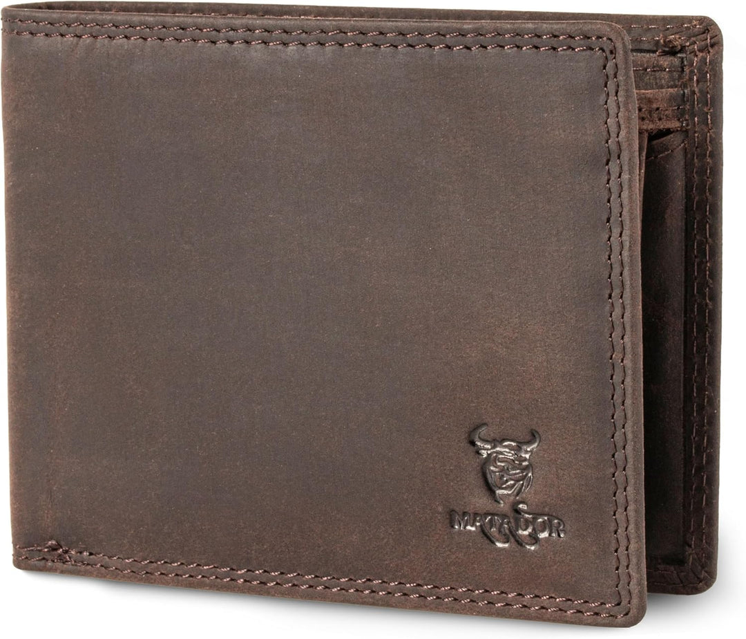 MATADOR Geldbeutel Herren Leder #Sydney mit edler Geschenk Box, Elegante Geldbörse Herren RFID Schut