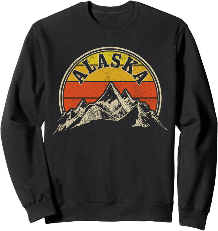 Alaska EST. 1959 Vintage Berge Natur Sweatshirt