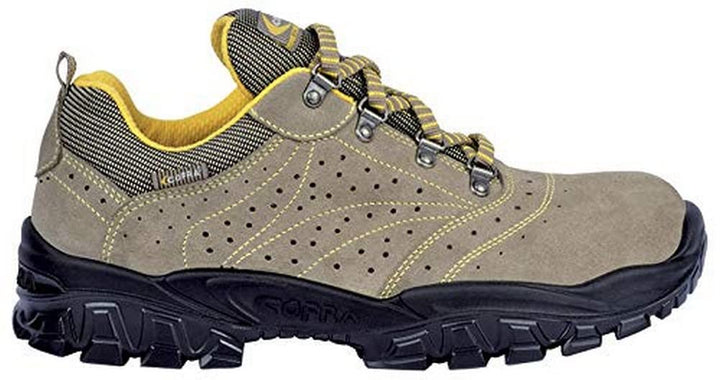 Cofra NT060-000.W47 NEW NILO S1 P SRC Sicherheitsschuhe, Beige/Gelb, Grösse 47 47 EU, 47 EU