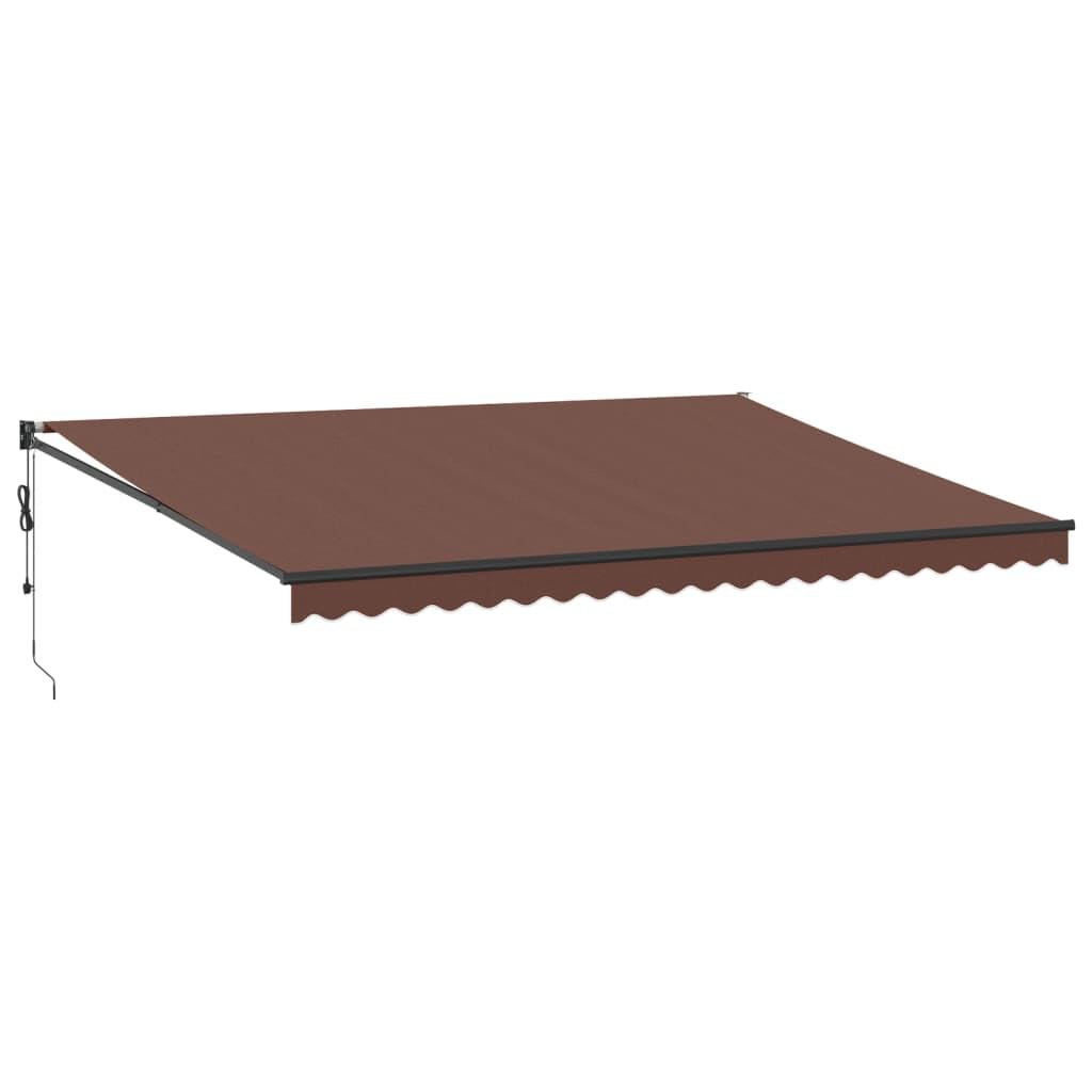 vidaXL Gelenkarmmarkise, Markise Ausziehbar Automatisch, Sonnenmarkise für Terrasse Balkon, Sonnensc