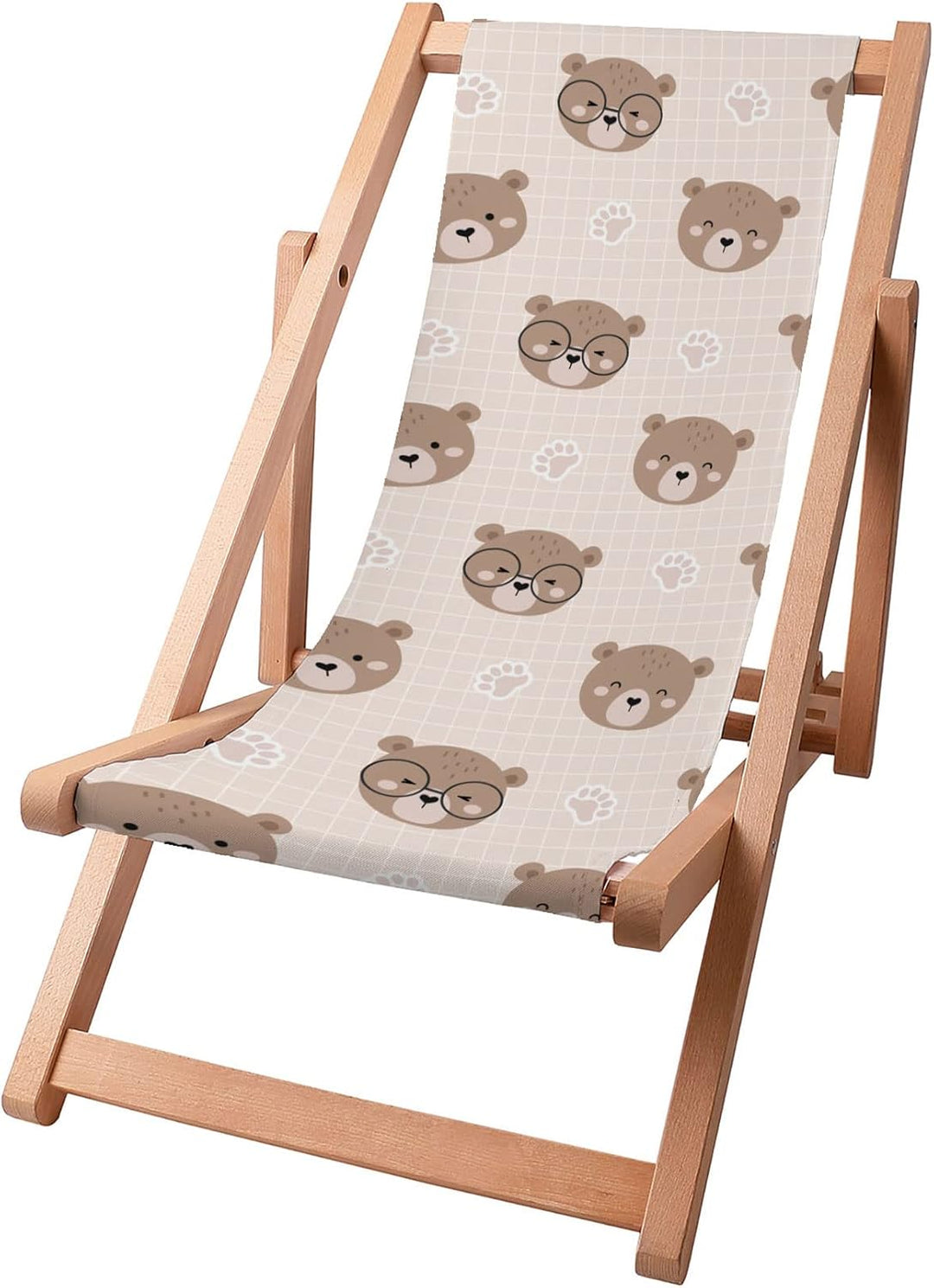 DreamRoots Kinder Liegestuhl Outdoor, Klappbarer Gartenstuhl für Draussen, Faltbarer Campingstuhl mi