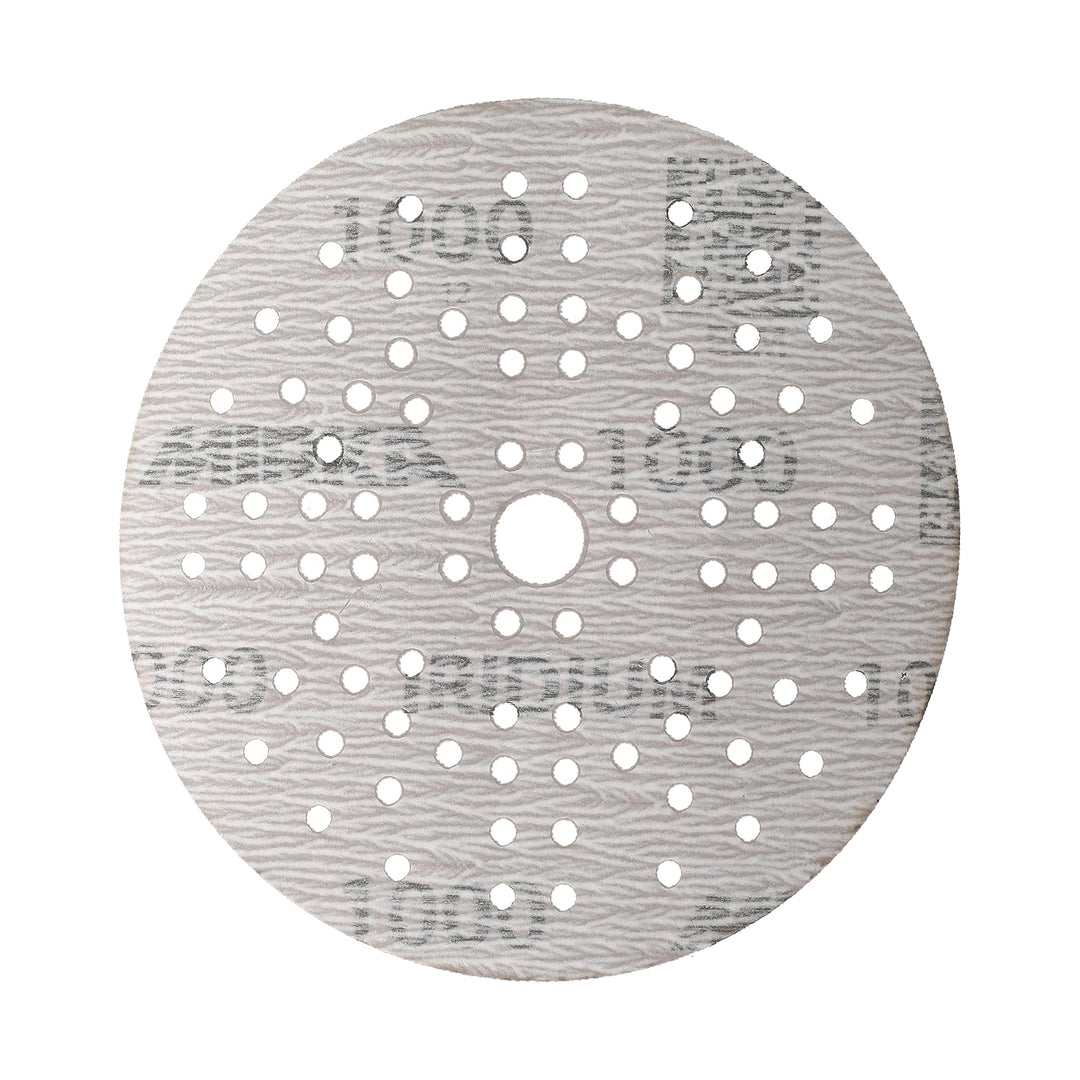 Mirka Iridium Premium-Schleifpapier Ø 125mm Klett 89-Loch, Korn 1000, 100 Stk/Zum Schleifen von Lack