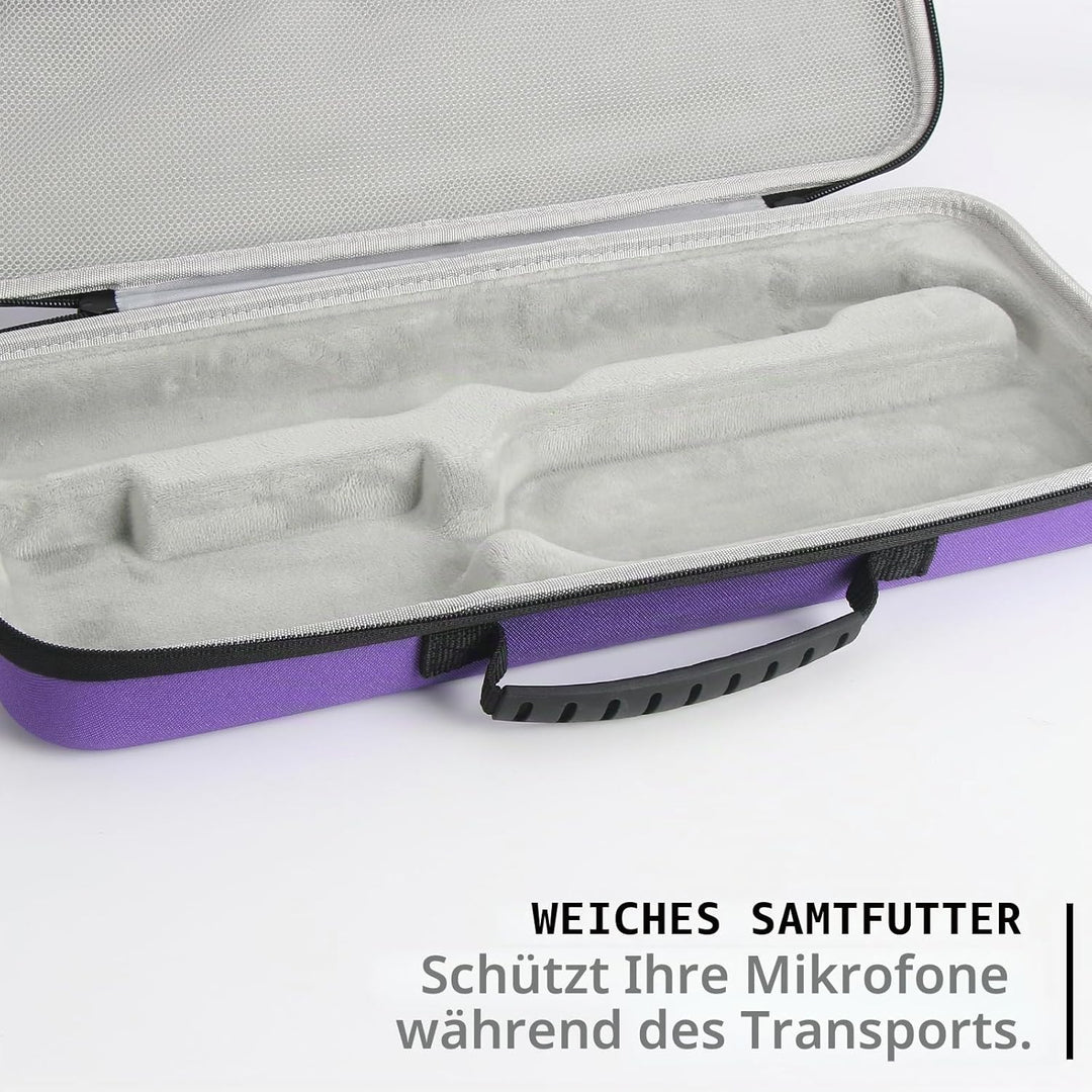 Hartschalen-Reiseetui, kompatibel mit Dyson Airstrait Glätteisen, Tragetasche für Airstrait HT01, Vi